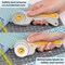 Rotary Cutter For Fabric with 5 Rotary Blades - 45mm Rolling Cutter with Safety Lock - Fabric Roller Cutting Wheel - T-Shirt Cutting Tool